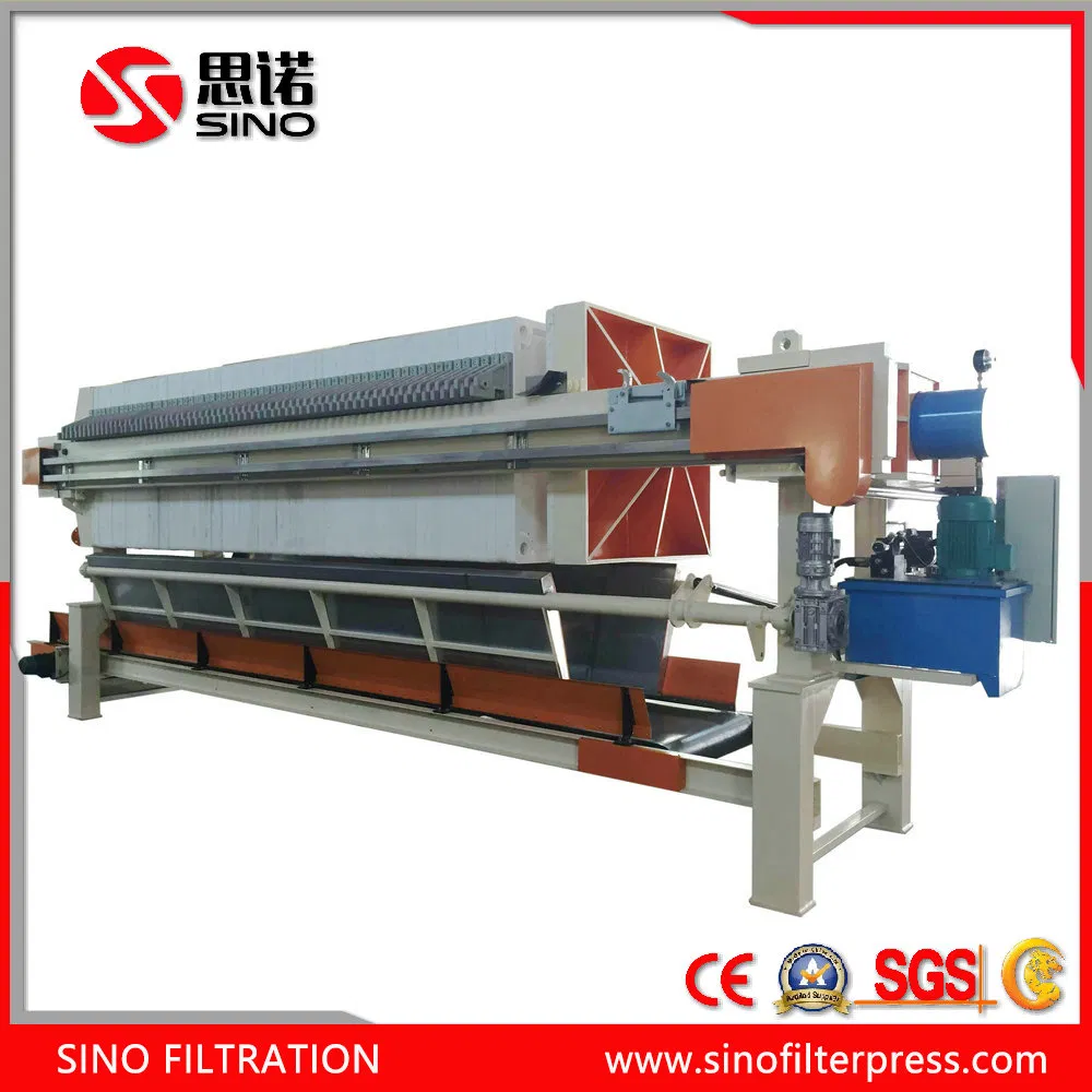 Hydraulic Manual Chamber Filter Press for Concrete Beton Washing Wastewater