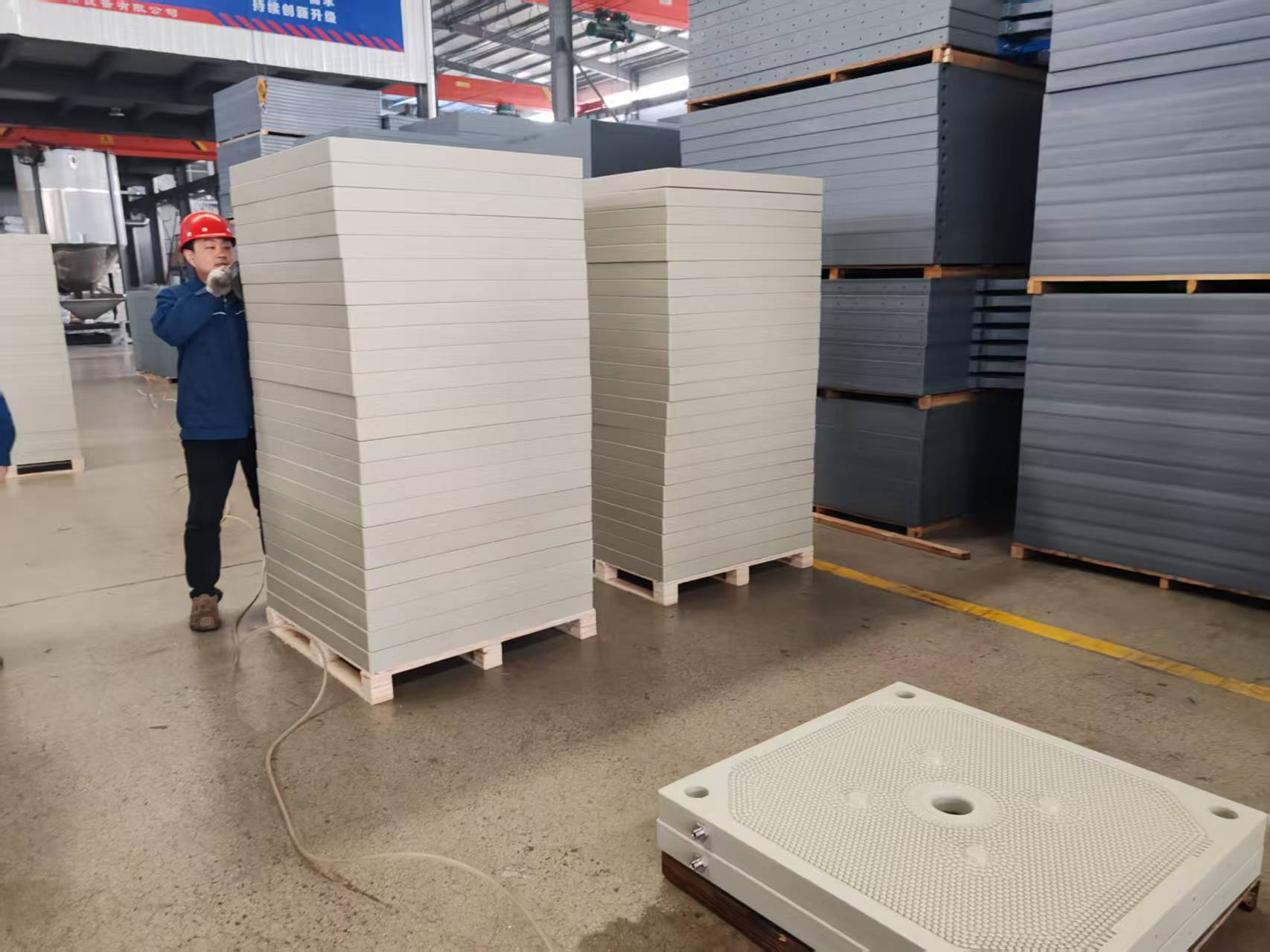 New Boyan Plastic PP Chamber Membrane Filter Plate for Automatic High Pressure Temperature Filter Press Mining Chemical Industry
