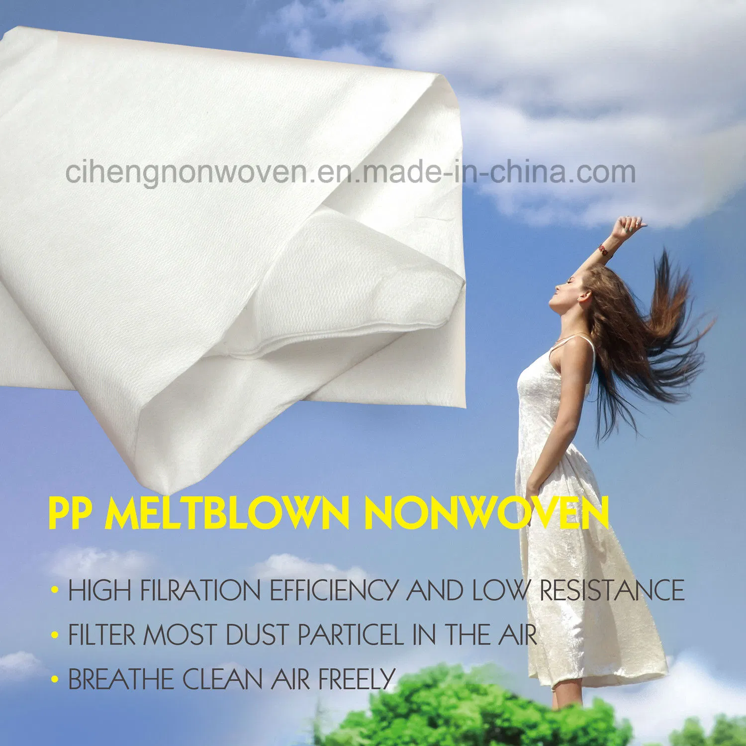 Waterproof Oil Proof Dust Filter Polyester Cloth