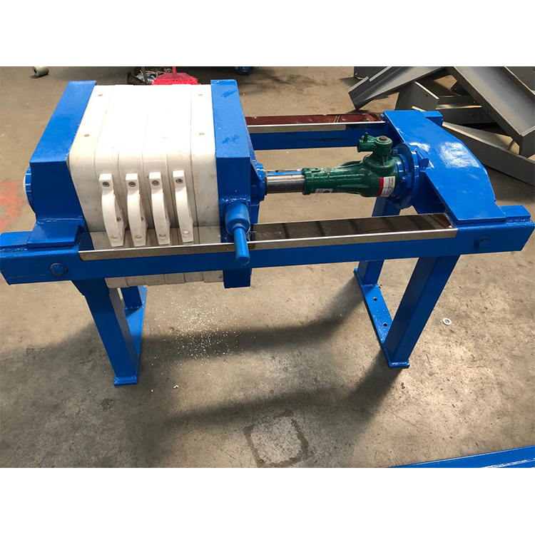 Small Portable Manual Jack Filter Press for Wastewater Treatment