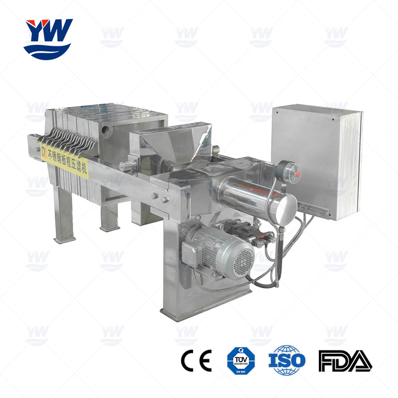 Stainless Steel Plate and Frame Filter Press for Medicine Industrial, Wine Industrial