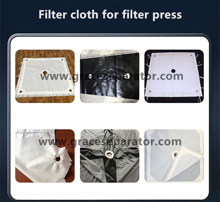 Woven Polypropylene Press Filter Cloth with Polyester for Industrial Filter Use