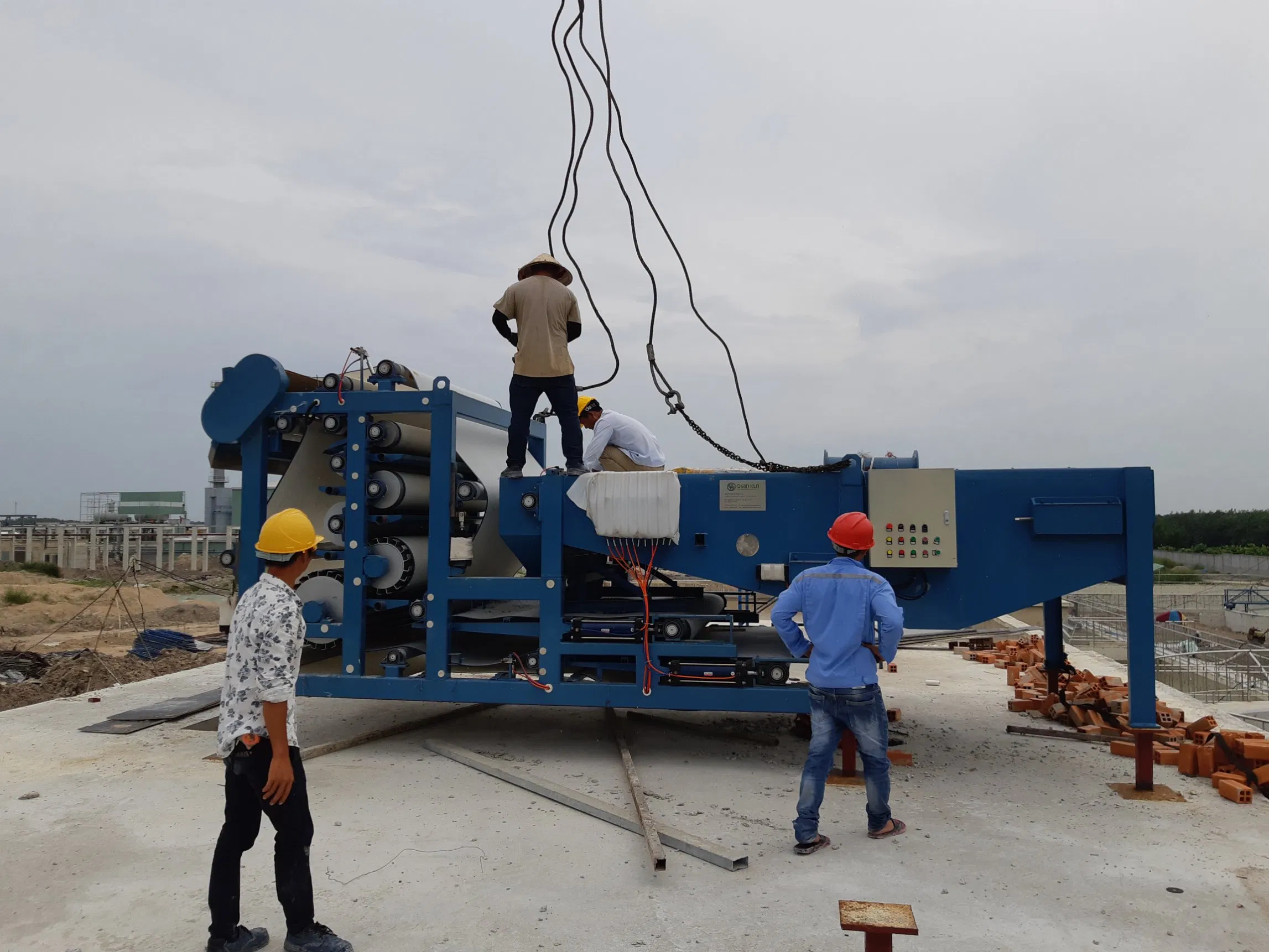 High Capture Rate Belt Filter Press Plate and Frame Type