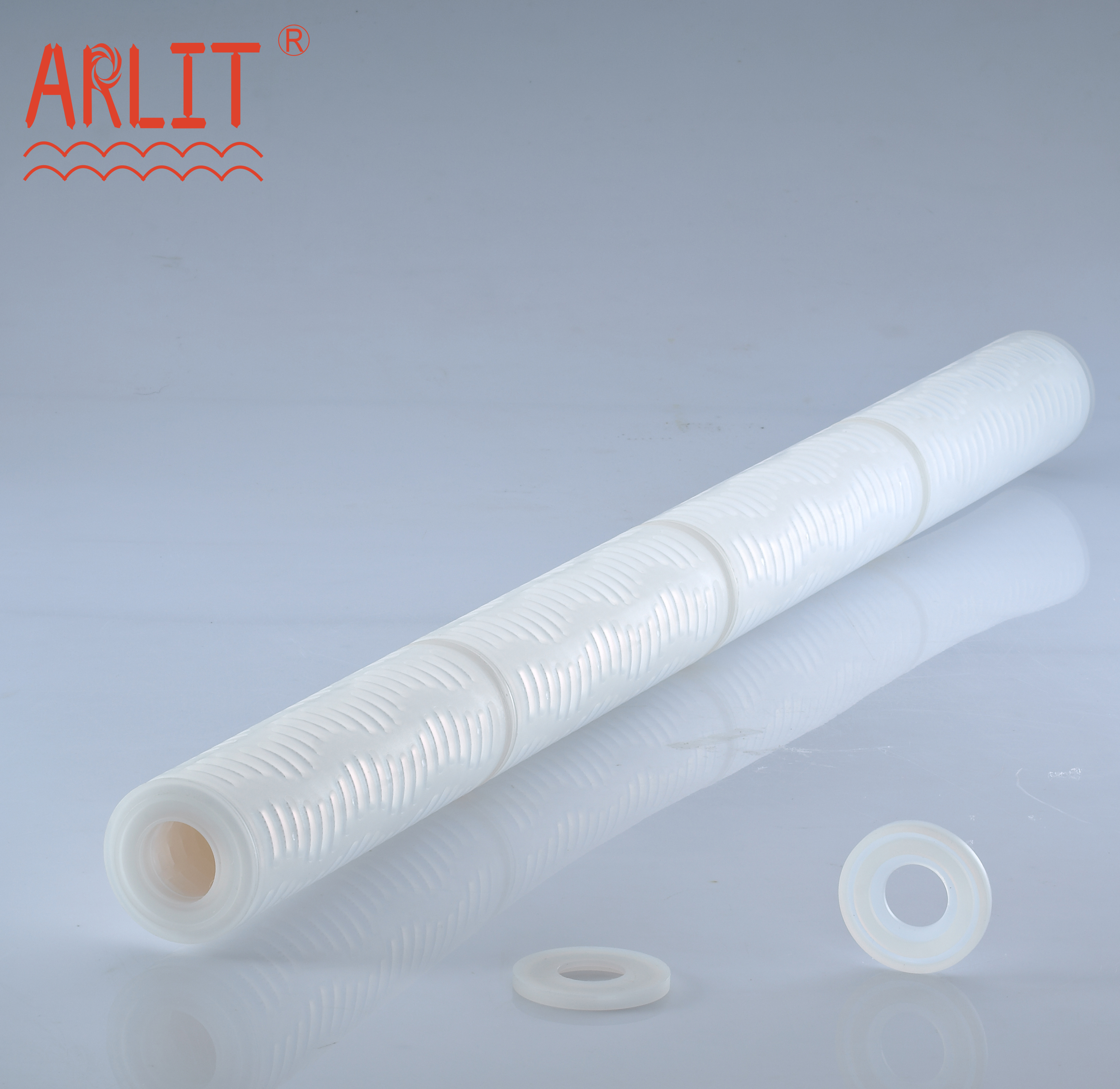 ARLIT 0.2 Micron 30 Inch PES Membrane Pleated Water Filter Cartridge For Liquid Filtration