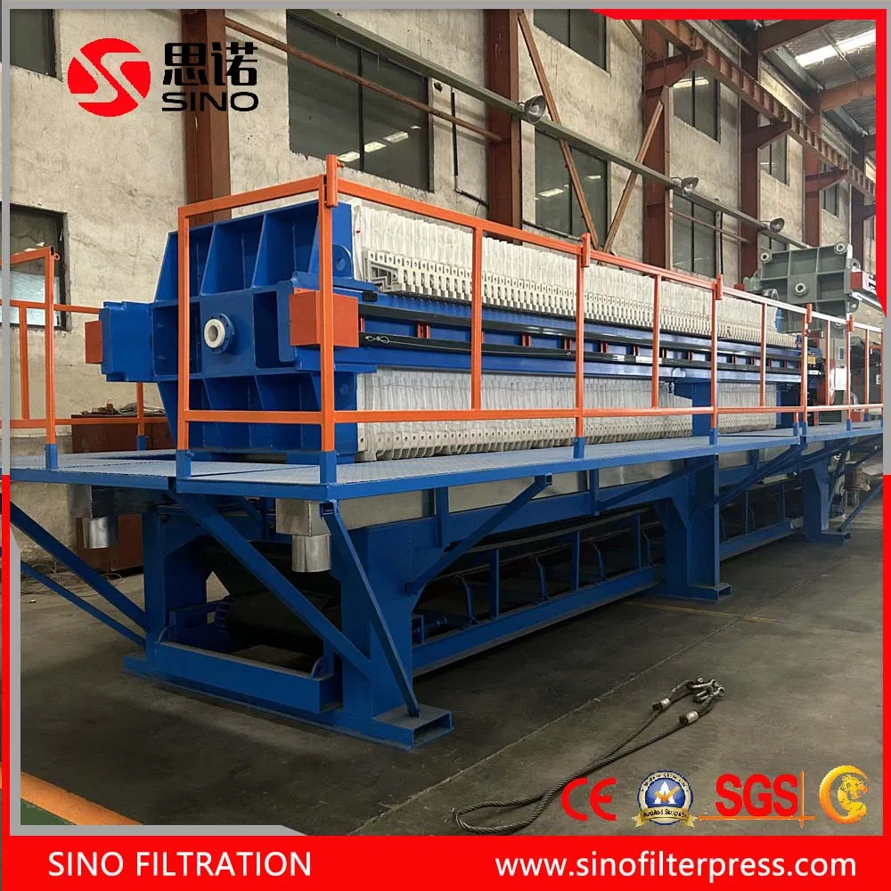 Hydraulic Manual Chamber Filter Press for Concrete Beton Washing Wastewater