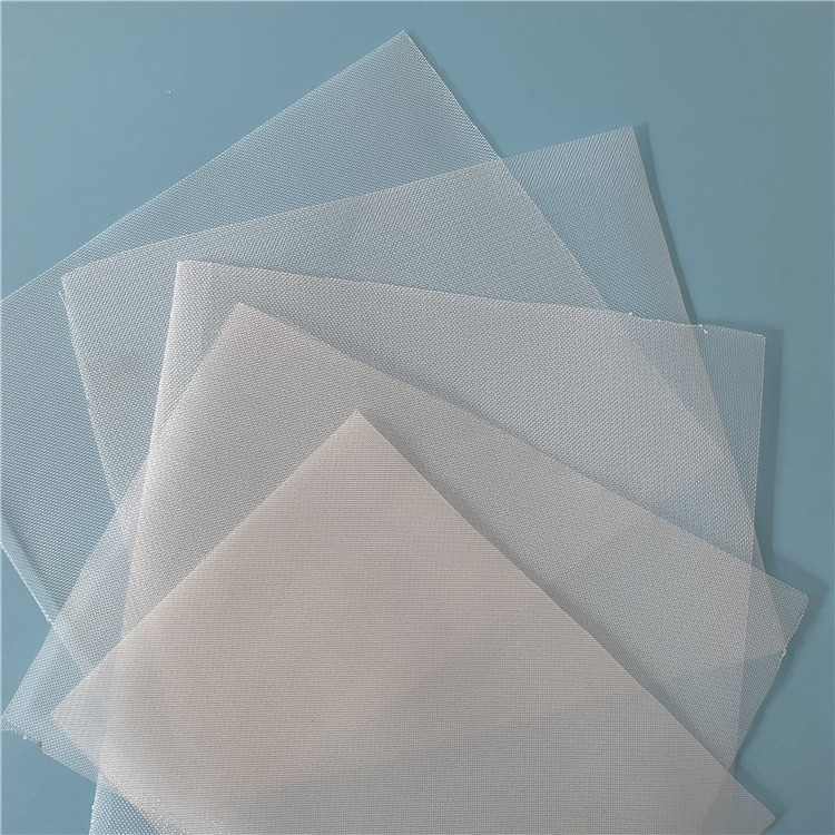 100% Nylon Polyamide 30D White Transparent Strong Nylon Netting Tulle Mesh Filter Fabric 150 Micron Nylon Monofilament Mesh