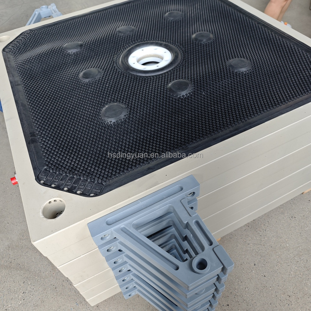 Industrial Frame 1000 2000 High Pressure High Temperature Resistance PE Recessed Chamber Filter Plate for Petroleum Wastewater