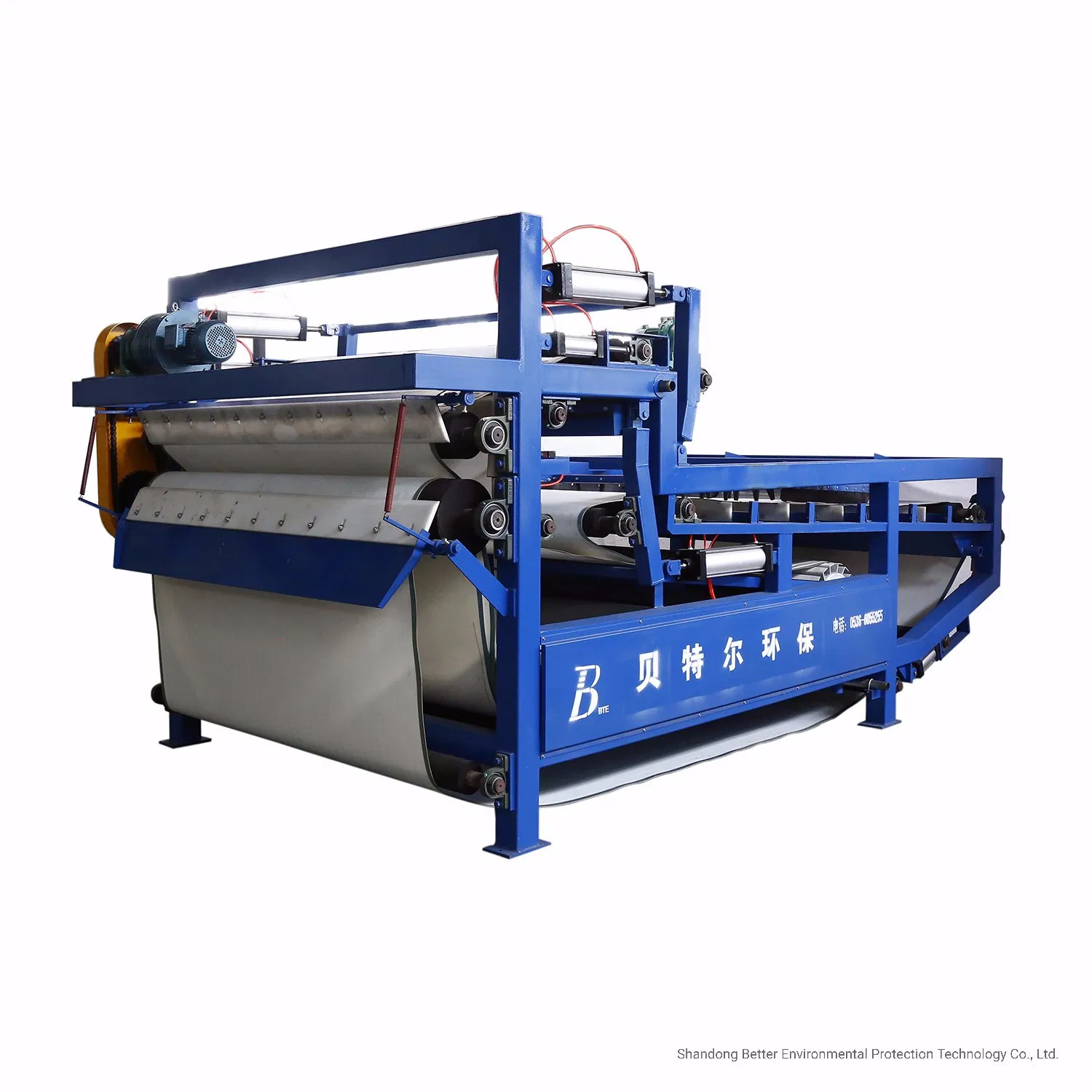 New Sludge Dewatering Machine for Metallurgy Sludge Treatment