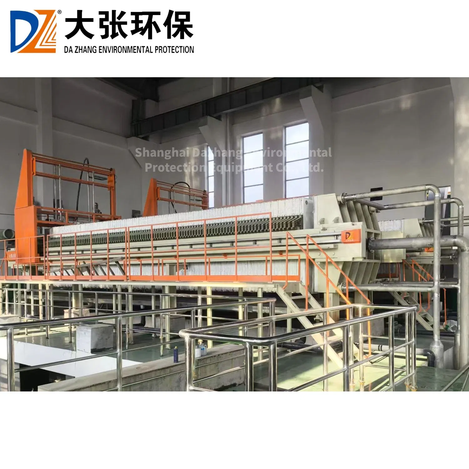 High Efficiency Manual Control Industrial Water Filter Press System