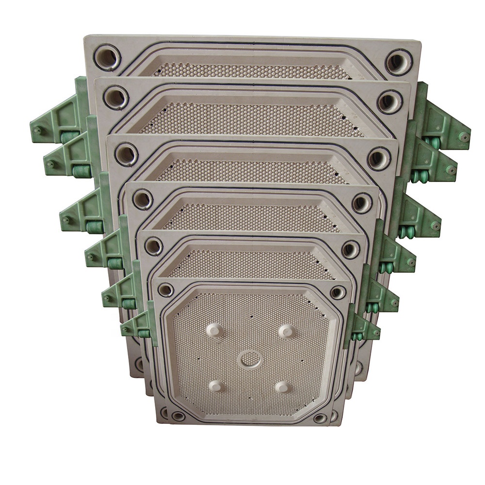 320-2000mm Size High Press Membrane Chamber Recess Filter Plate Enhanced PP Filter Plate for Sale