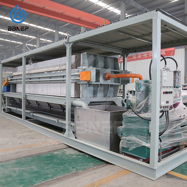 New Automatic Sludge Filter Press Machine With Polypropylene Filter Plate 0.6Mpa Filtration Pressure For Mud Sewage Treatment