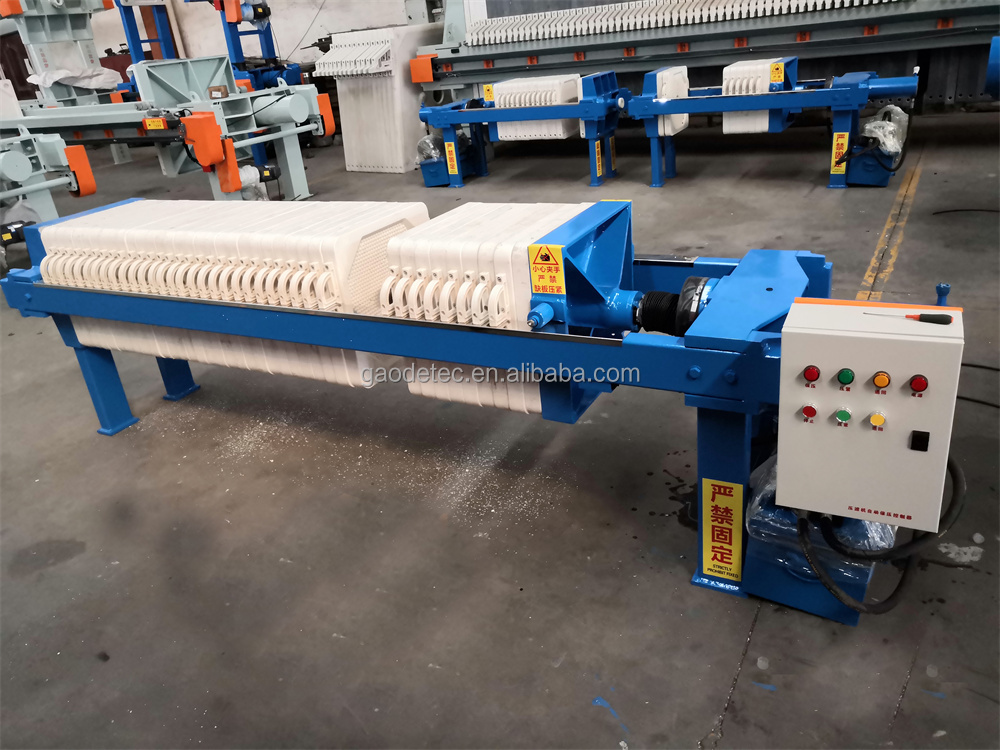 High Pressure Hydraulic Chamber Filter Press for Stone Marble Granite Wastewater Treatment