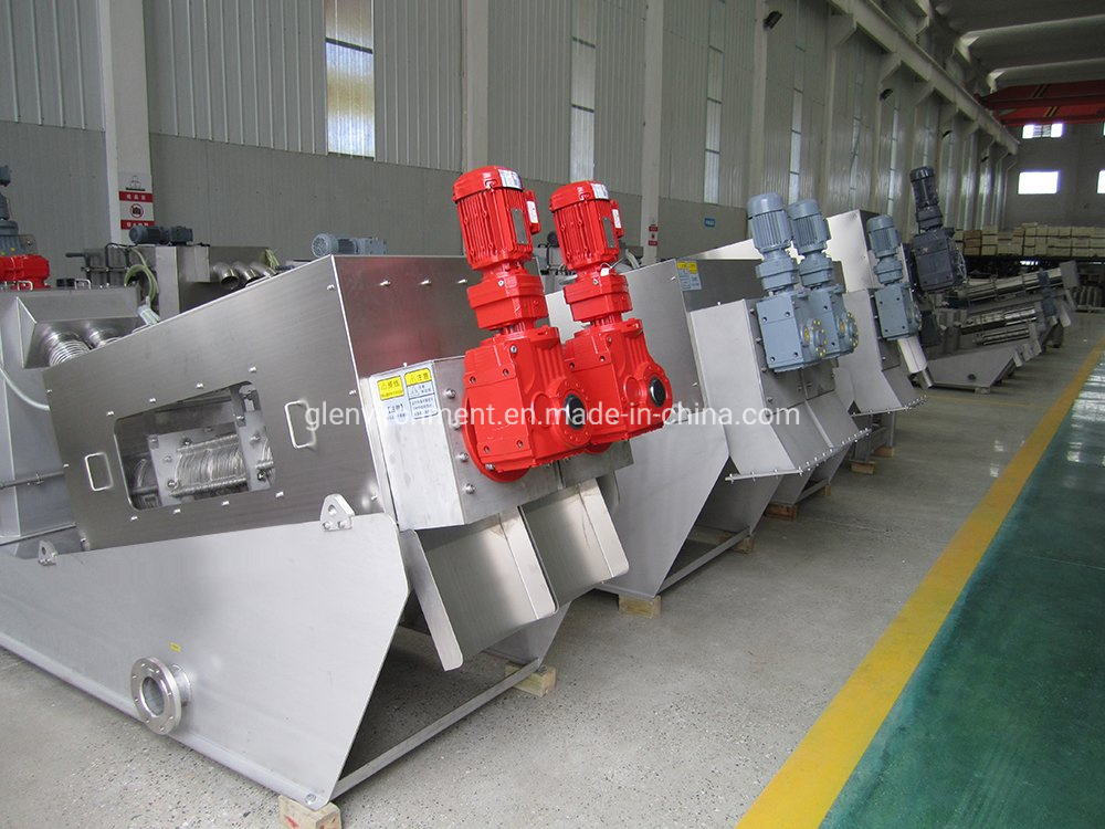 Automatic Belt Filter Press Sludge Dewatering Machine Dewater Single Screw Press Separator