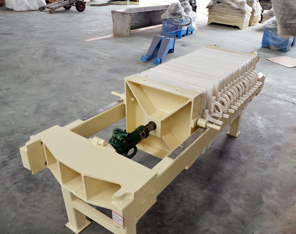 Manual Screw Jack Plate and Frame Filter Press Overview