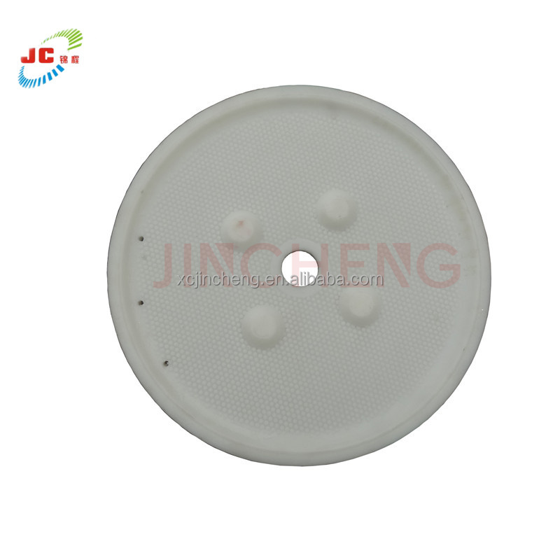 Round filter plate