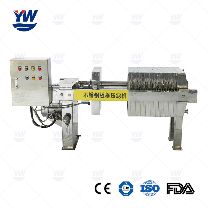 Stainless Steel Plate and Frame Filter Press for Medicine Industrial, Wine Industrial