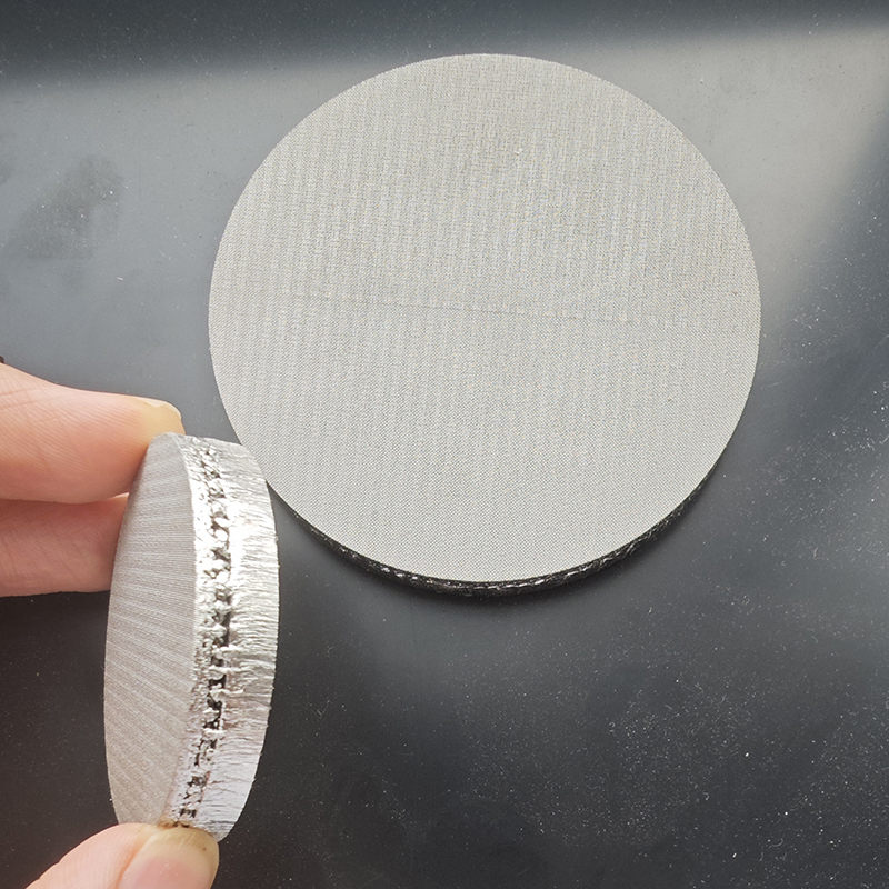 1um Sintered Stainless Steel Wire Mesh Filter Disc For High Pressure Gas Filtration
