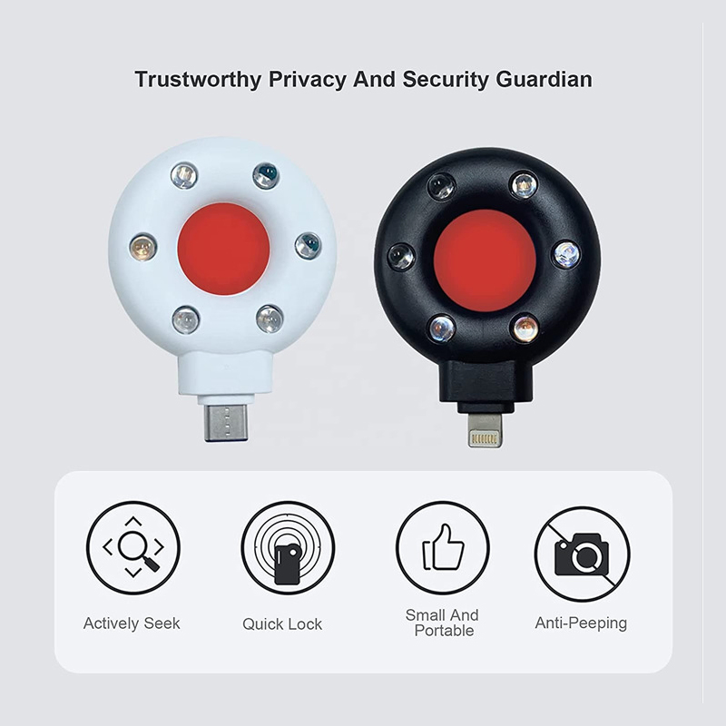 with LED Lamp and Color Filter Advanced Infrared Hidden Camera Finder Vs-S3000 Compact Anti-Camera Detector for Travelers