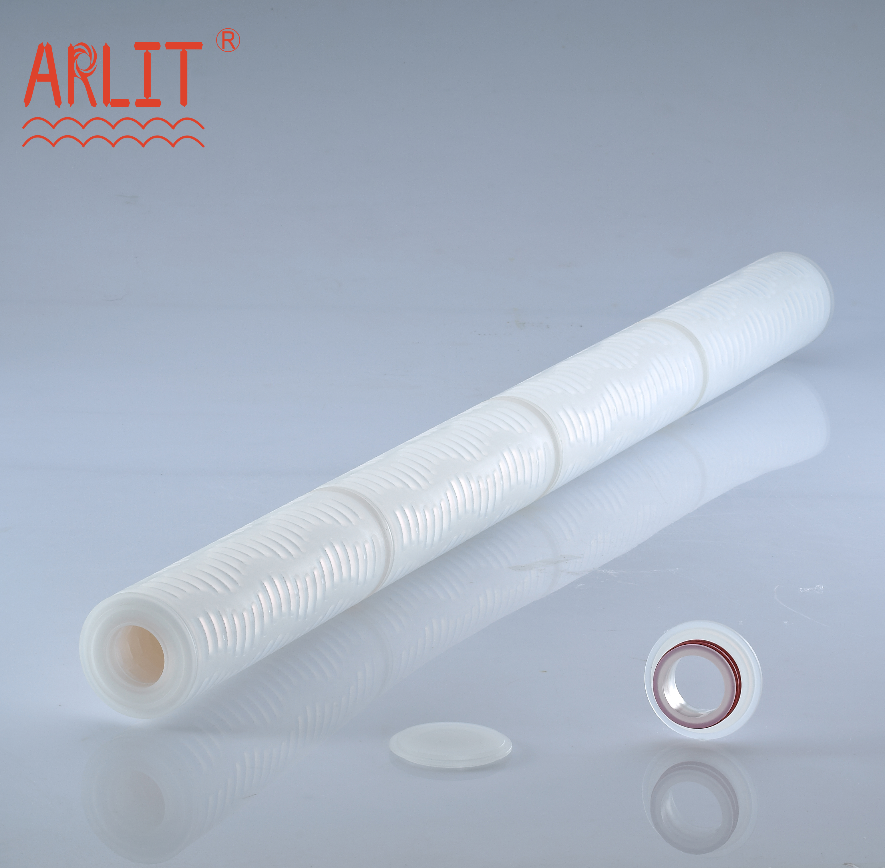ARLIT 0.2 Micron 30 Inch PES Membrane Pleated Water Filter Cartridge For Liquid Filtration