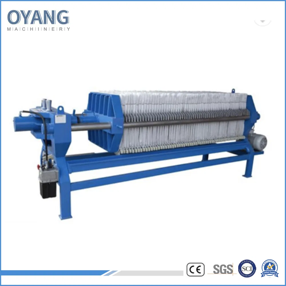 Automatic Plate and Frame Hydraulic Filter Press for Slurry Treatment