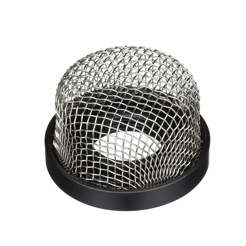 High Quality 304/316 Stainless Steel Mesh Strainer Pump Air Filter 3/4 Inch Female Threaded Suction Cup Spray Filter Elements