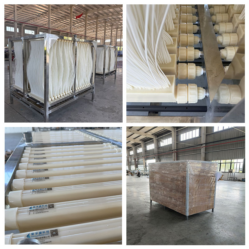 Hollow Fibre Micro Filtration Submerged Membrane Anaerobic MBR Membrane Filter Apparatus Bioreactors For Wastewater Treatment