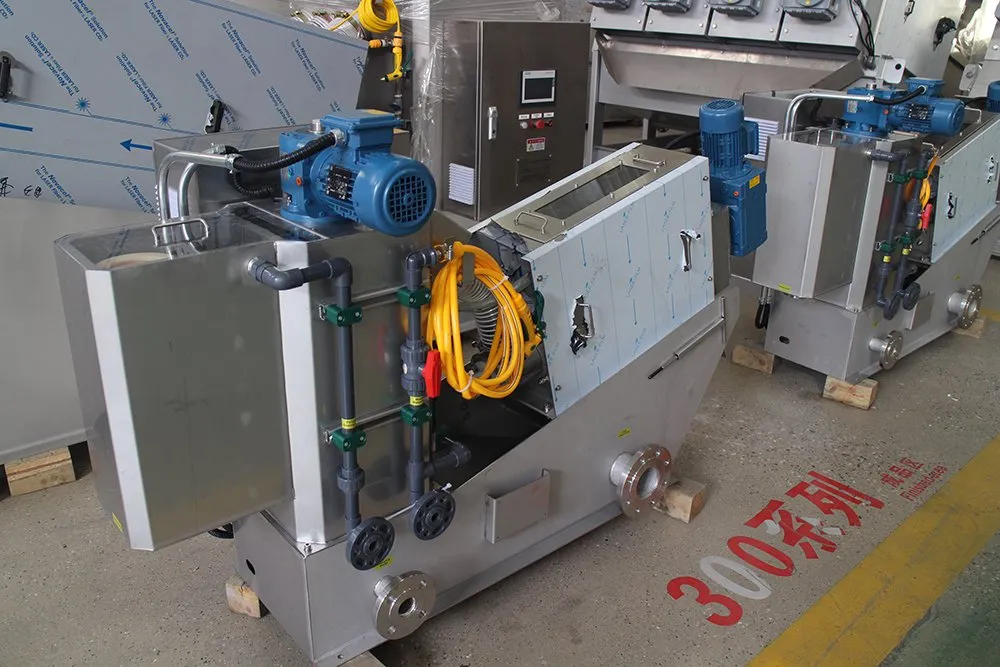 Automatic Belt Filter Press Sludge Dewatering Machine Dewater Single Screw Press Separator
