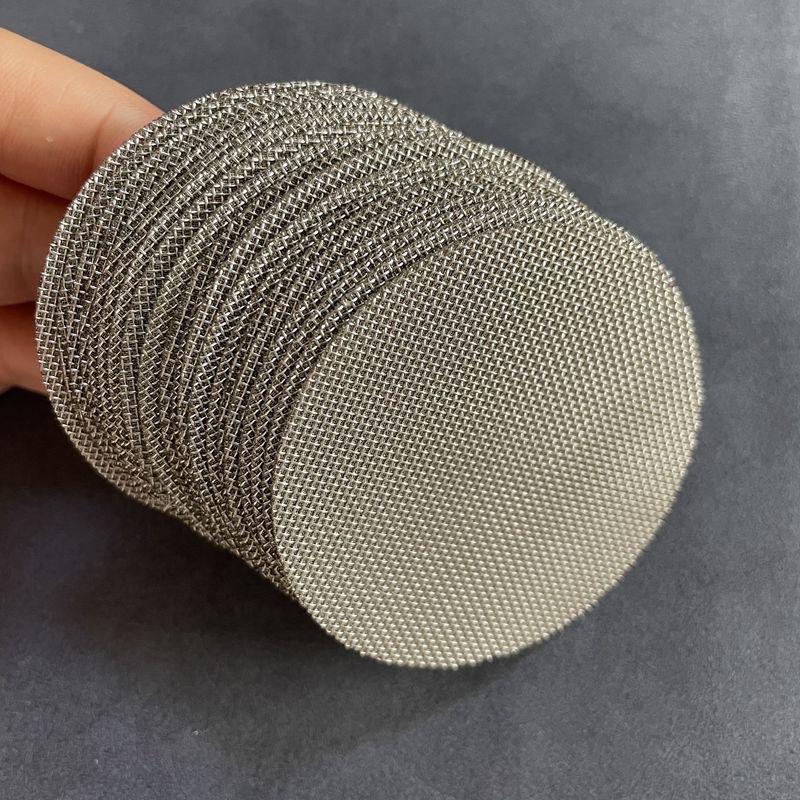 1um Sintered Stainless Steel Wire Mesh Filter Disc For High Pressure Gas Filtration