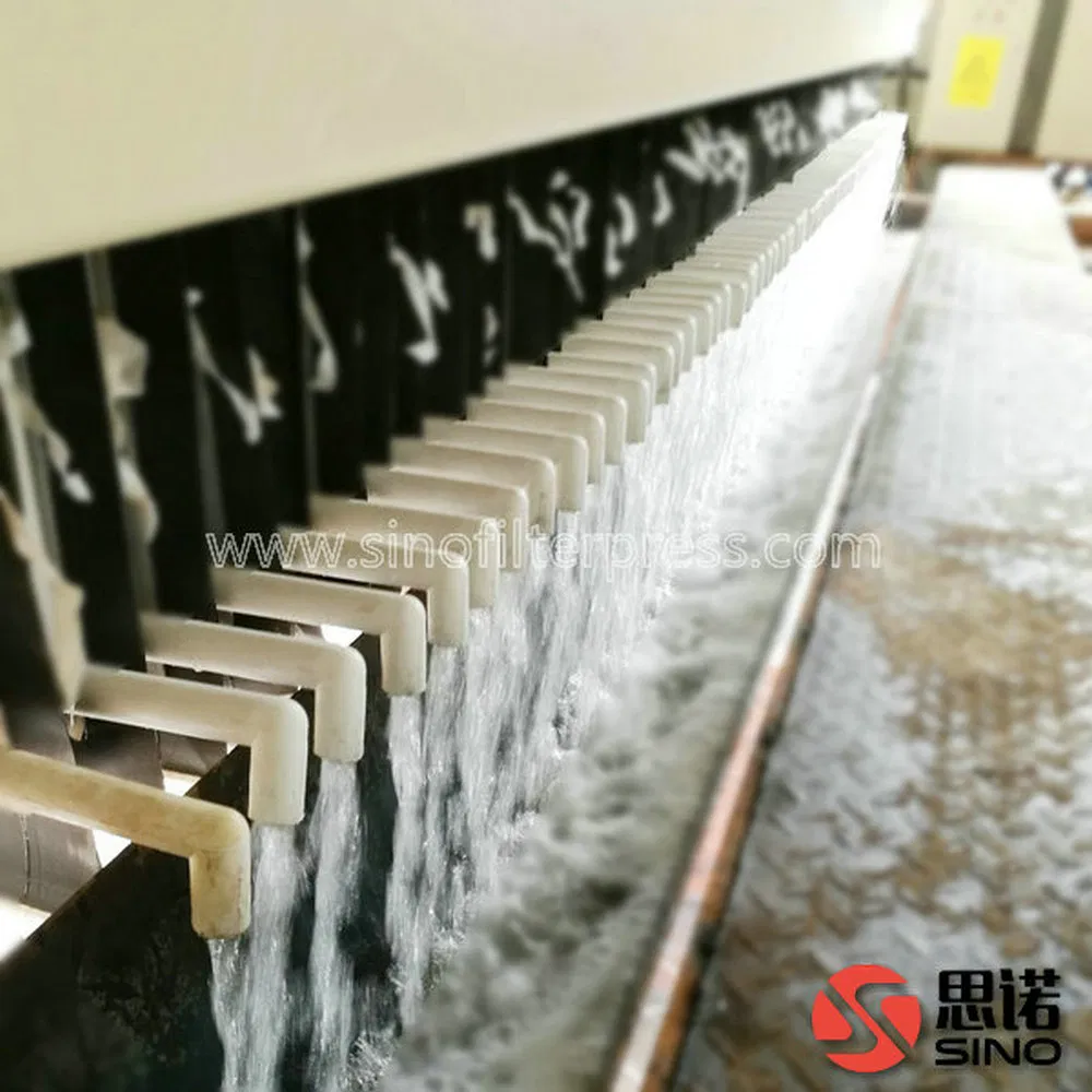 Hydraulic Manual Chamber Filter Press for Concrete Beton Washing Wastewater
