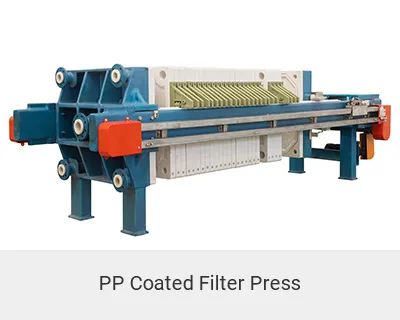 High Pressure Fully Automatic PP Coated Beam Filter Press