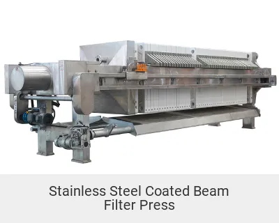 Fully Automatic Stainless Steel Coated Beam Chamber Plate Filter Press