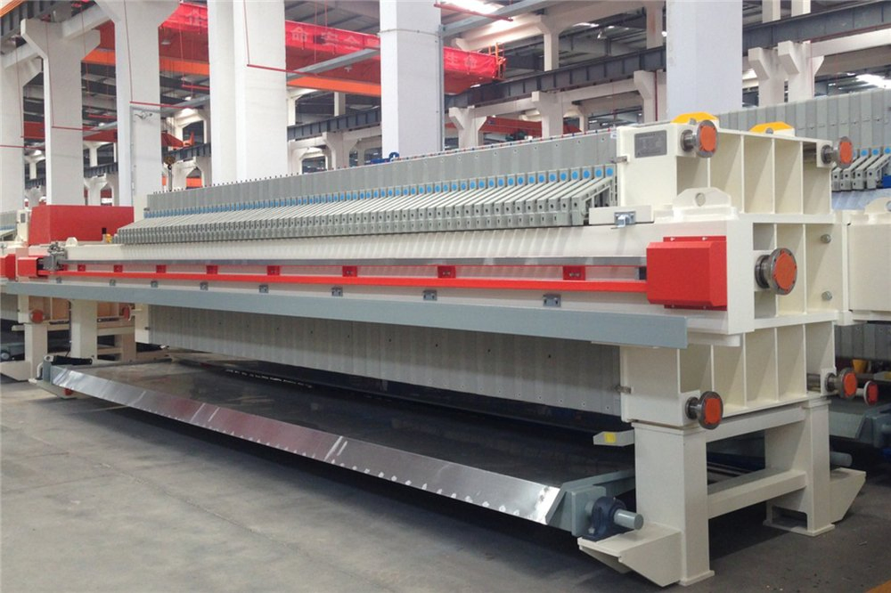 Wastewater Sludge Automatic Dewatering Plate Frame Membrane Belt Filter Press Machine