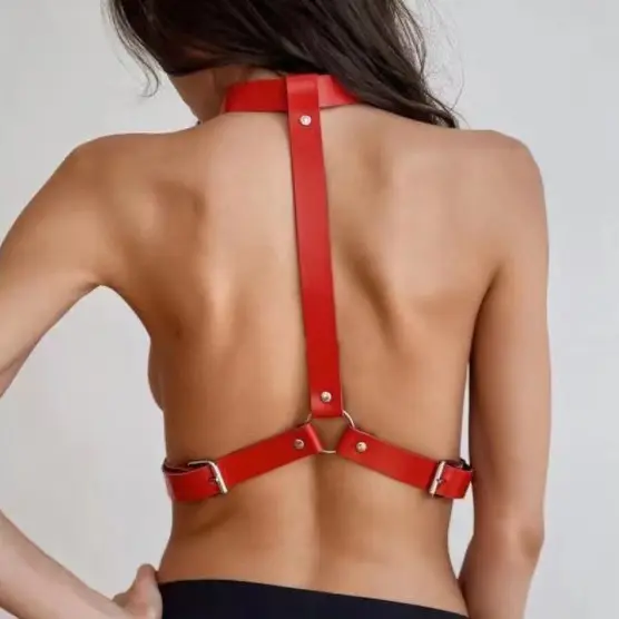 OEM Punk Leather Body Adjustable Waist Chain Belt Factories, Manufacturers