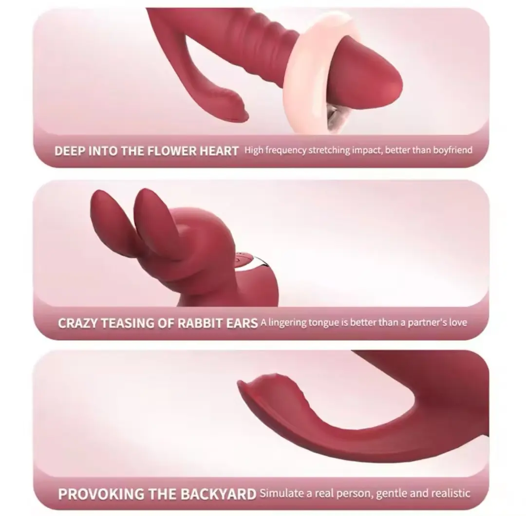 ODM Vibrator Sex Toys for Women - 3IN1 Rabbit Vibrators Adult Toys Products, Manufacturers