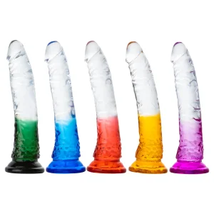 ODM Colorful big crystal dildo giant realistic dildo sex toys for women Products, Supplier