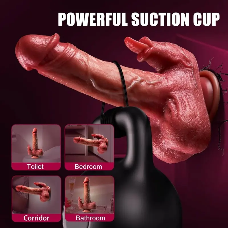 ODM Remote-Control Thrusting and Licking Vibrator Products, Factory