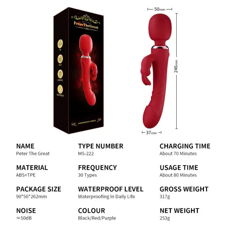 ODM Waterproof massage vibrator adult toy Factories, Supplier