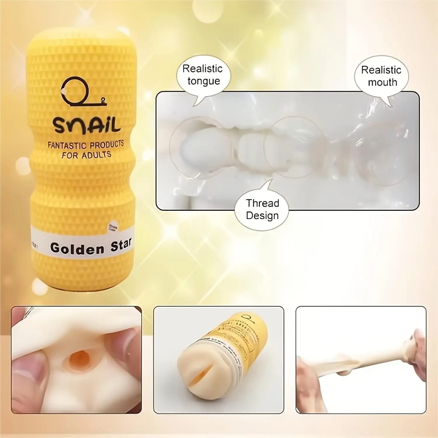 ODM Snail Manual Masturbation Cup Male Masturbator Products, Suppliers