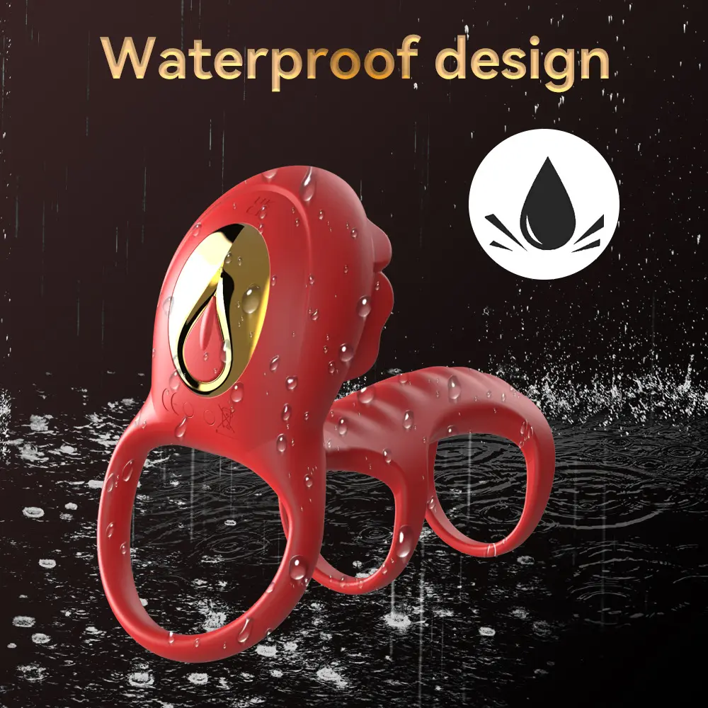 ODM APP remote control rose lock cock ring vibrator penis sleeve Product, Suppliers