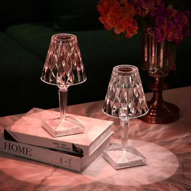 ODM Portable Crystal Diamond Table Lamp with Touch Sensor Suppliers, Supplier
