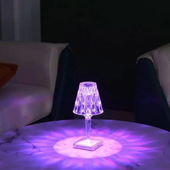ODM Portable Crystal Diamond Table Lamp with Touch Sensor Suppliers, Supplier