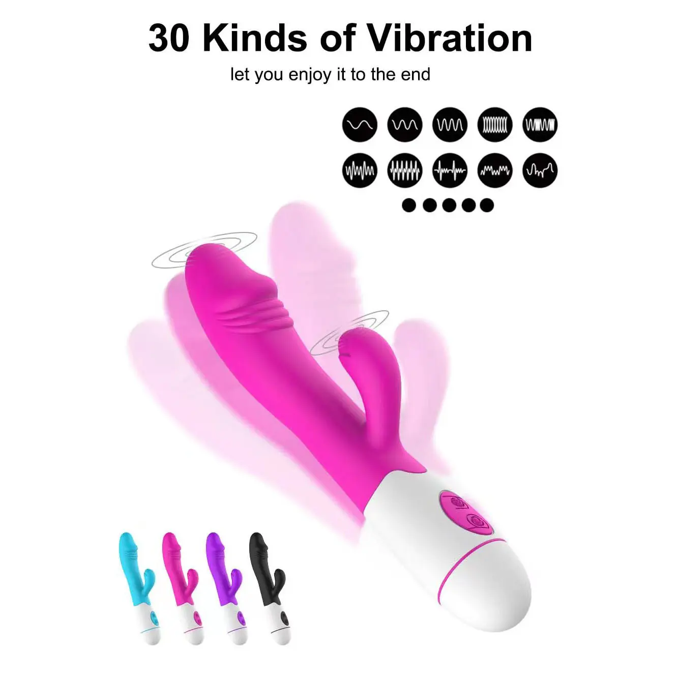 Wholesale Rabbit vibrator  Womens Toy Clitoris G Spot Sex Toys Supplier, Manufacturers