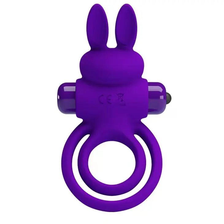 OEM Male Silicone Rabbit vibration Cock Ring Product, Supplier
