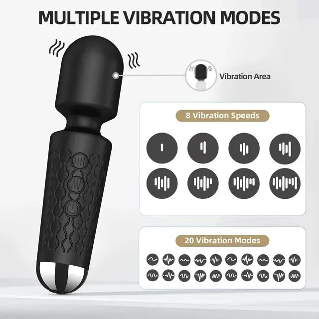 ODM Female Electro Wand AV Vibrator Products, Manufacturers