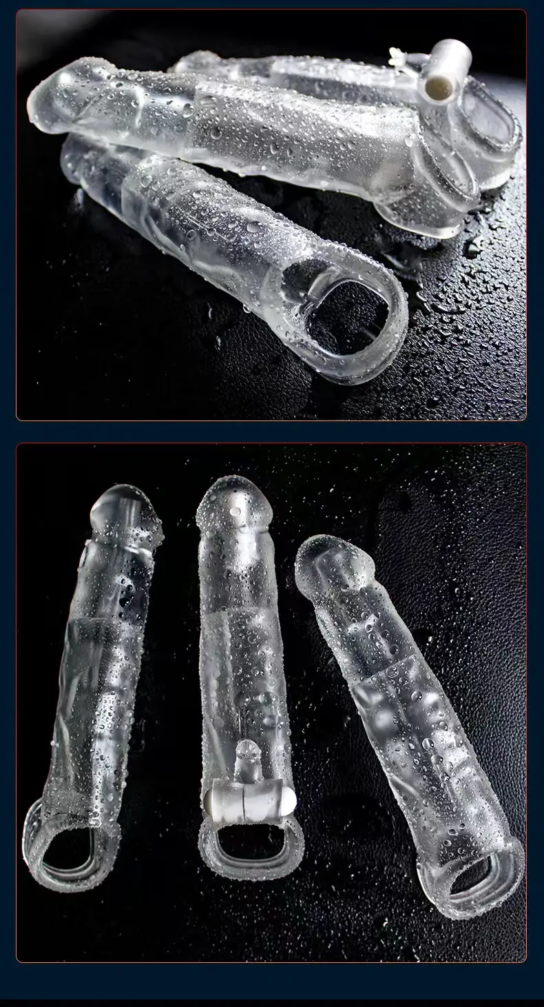ODM Penis Sleeve silicon condom Penis Extender Male Sex Toy Manufacturer, Manufacturers