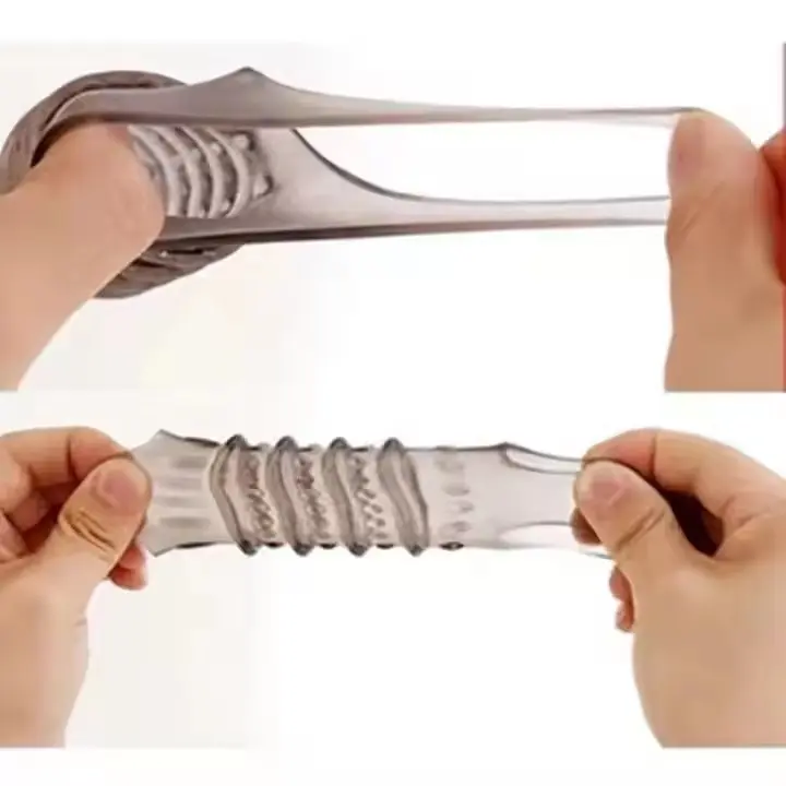 OEM Penis Sleeve Cock Sleeve Enlarge Extender Condom Products, Product