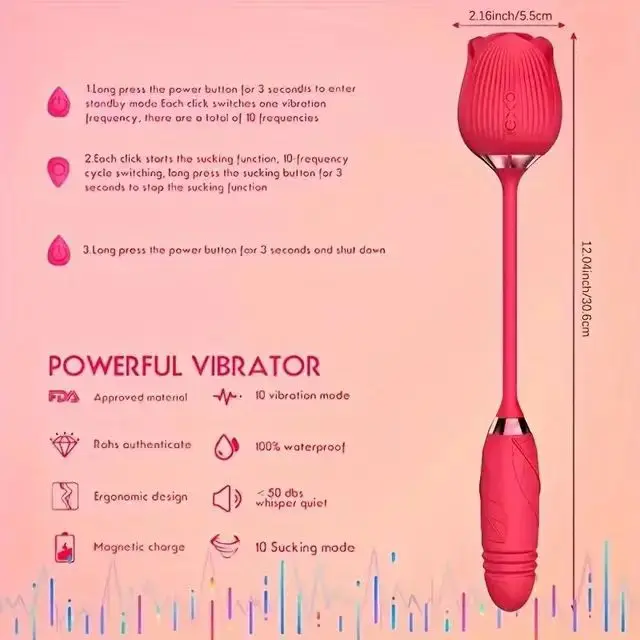 OEM Rose Suction and Thrusting Vibrator Products, Suppliers