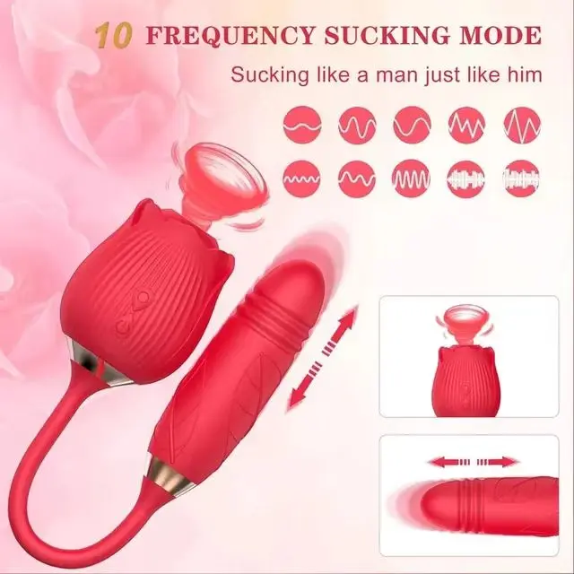 OEM Rose Suction and Thrusting Vibrator Products, Suppliers