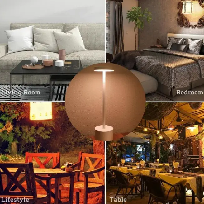 OEM Black/Gold Dimmable Crystal Table Lamp 3 Colors LED Products, Supplier