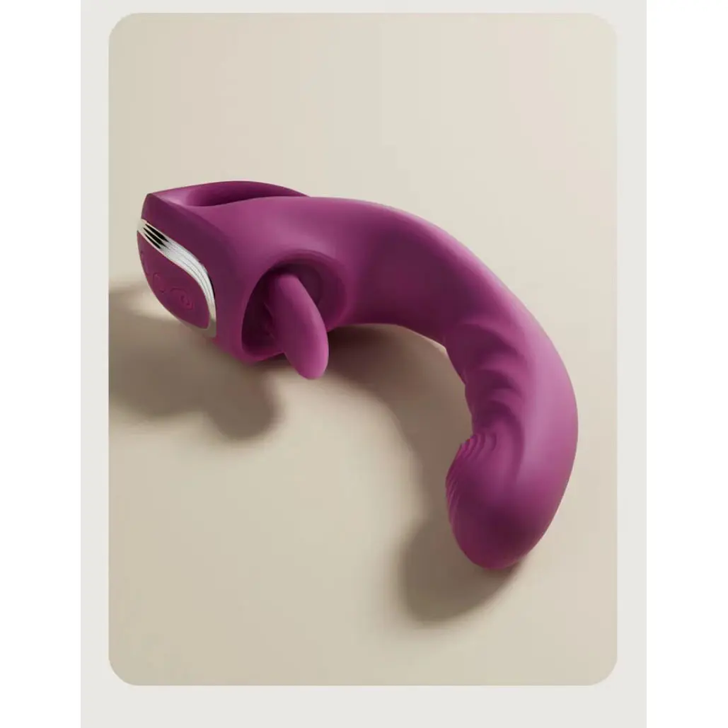 OEM Dual-Action Tongue Vibrator with Heating Products, Manufacturers